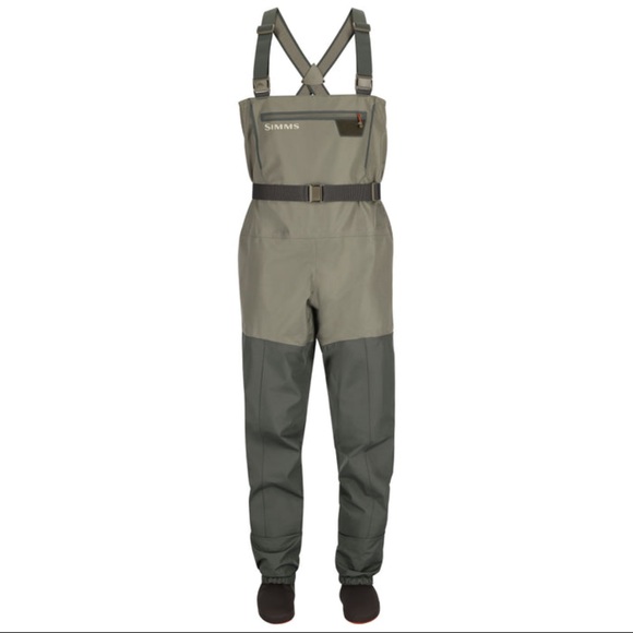Simms Tributary Stockingfoot Waders Men’s XXL 12–13 Basalt NWT